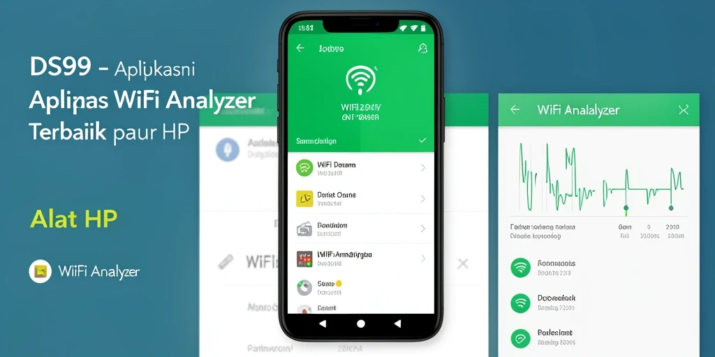 Antarmuka aplikasi DS99 menampilkan informasi jaringan WiFi secara jelas dan informatif.
