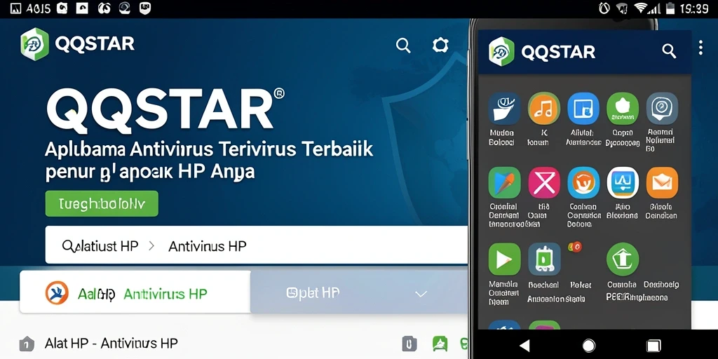 Antarmuka QQSTAR yang sederhana dan efektif untuk perlindungan HP.